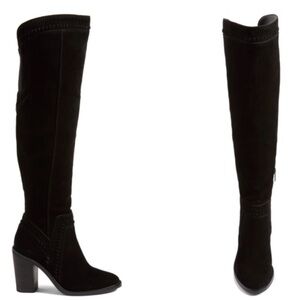 Vince Camuto Black Over the Knee Boots